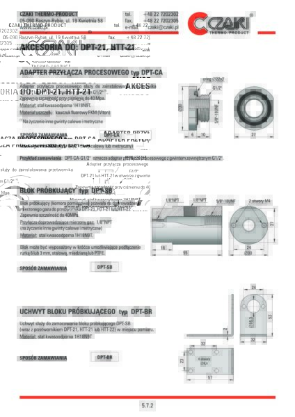 DPT-21 Programowalny przetwornik punktu rosy (-100..+20Cdp)