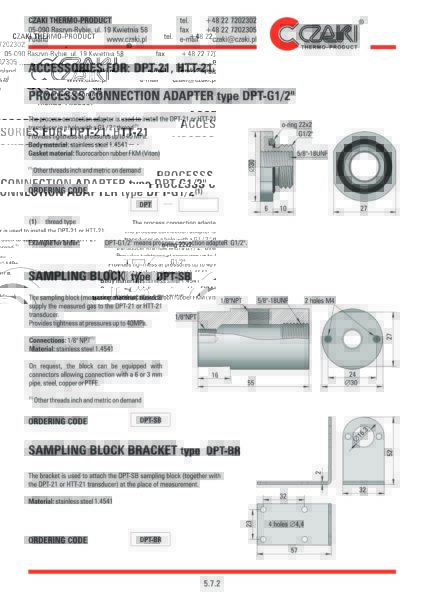 DPT-21 Programmable 2- wire dewpoint transmitter