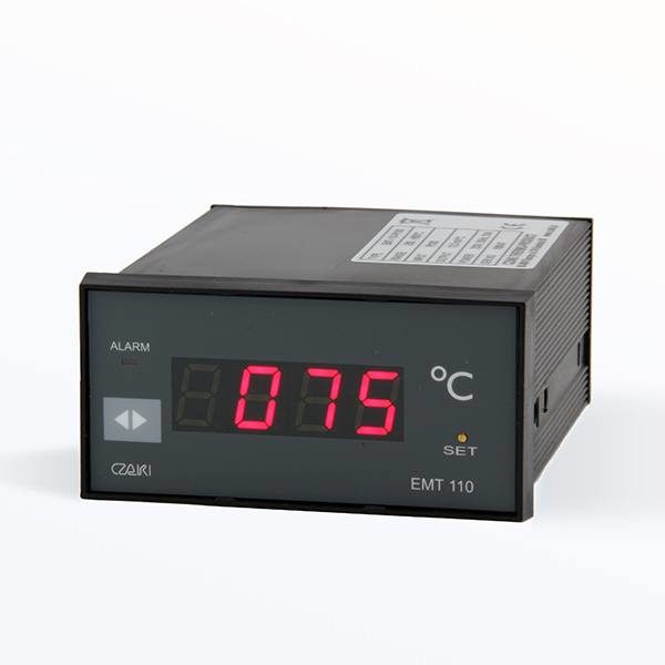 Tablicowy miernik temperatury EMT-110 (wyjście napięciowe, wyjście alarmowe)