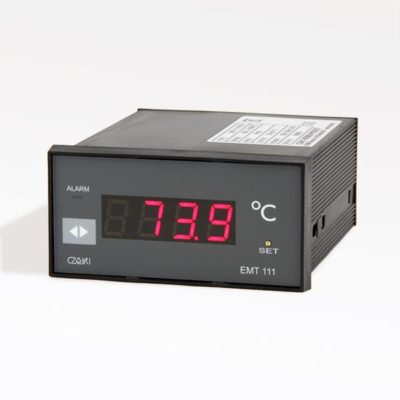 Tablicowy miernik temperatury EMT-111 (wyjście napięciowe, wyjście alarmowe)