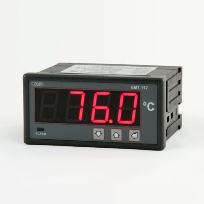 Tablicowy miernik temperatury EMT-112 z wyjściem alarmowym