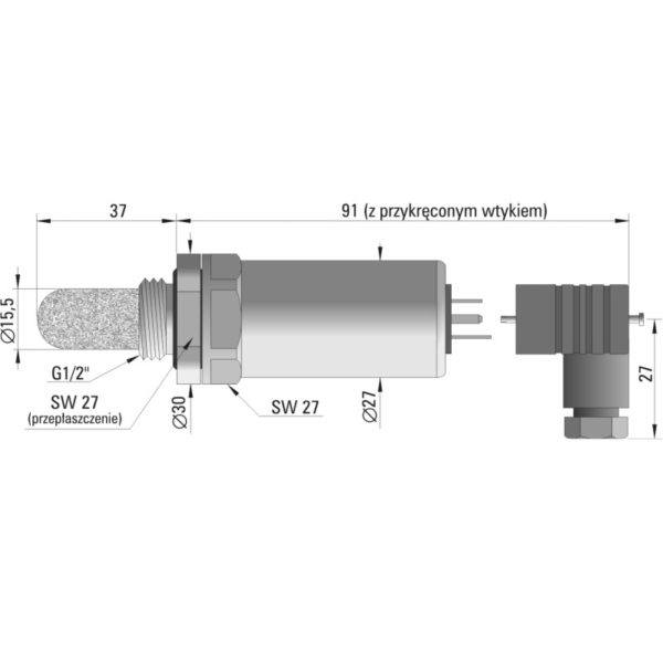 HTT-22 air temperature and humidity transmitter