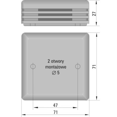 Przetwornik temperatury i wilgotności powietrza HTT-951