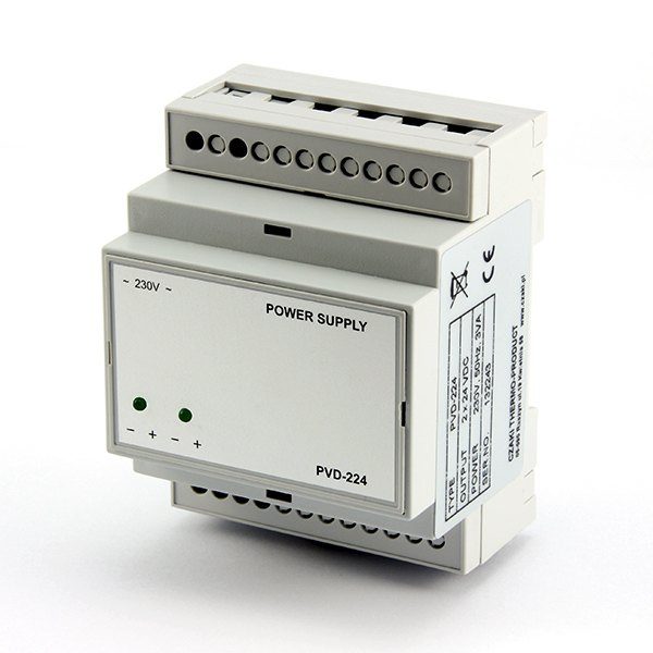 Zasilacz napięcia stałego PVD-224 (24VDC/2x50mA)