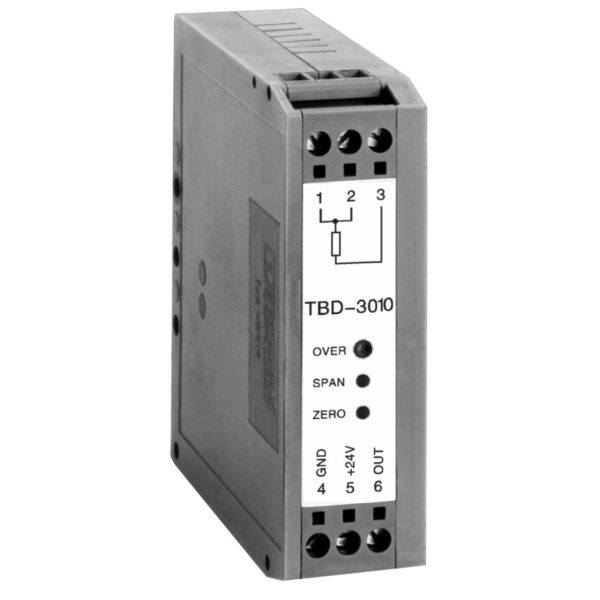 TBD Analogue rail-mount temperature transmitter with galvanic insulation (DIN rail)