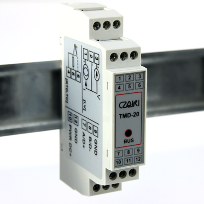 TMD-20 Programmable rail-mount transmitter (DIN rail, Modbus-RTU)