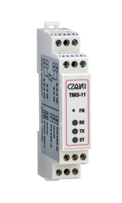 Przetwornik temperatury TMD-11 (na szynę DIN, MODBUS-RTU, Pt100)