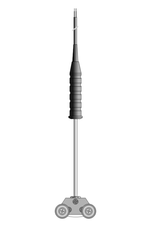 Temperature sensor TP-124, springy ribbon thermocouple