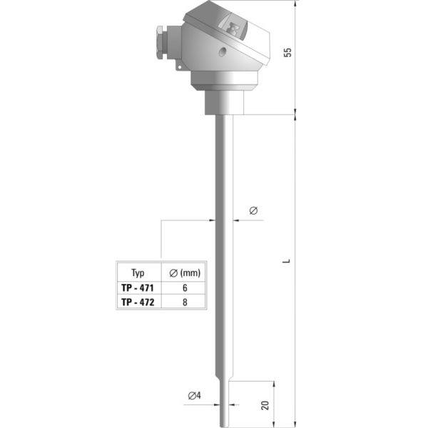 Temperature sensor TP-471_472