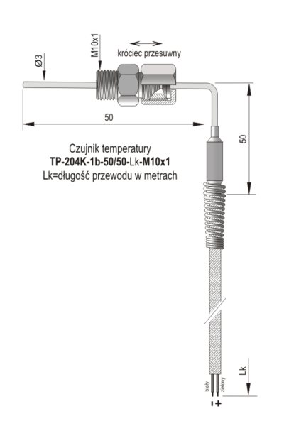 System do pomiaru temperatury spalin (EGT)