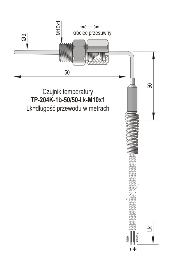 System do pomiaru temperatury spalin (EGT)