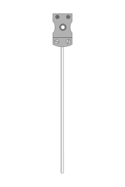 Temperature sensor TP-221_224 sheathed thermocouple with socket MT-G