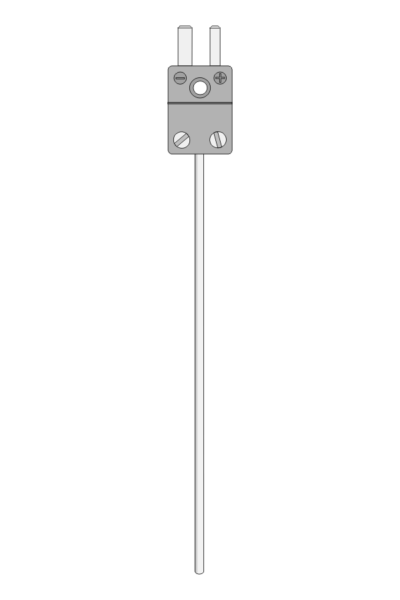 Temperature sensor TP-231_234 sheathed thermocouple with MT plug