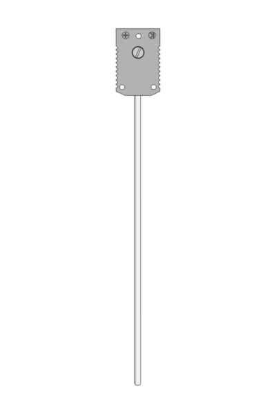 Temperature sensor TP-241_243 sheathed thermocouple with ST-G socket