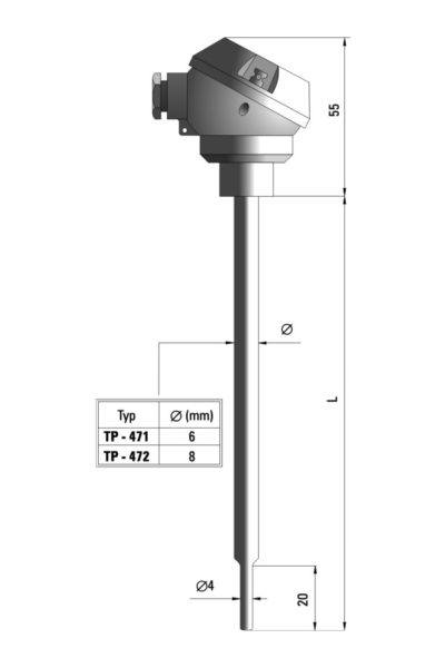 Temperature sensor TP-471_472