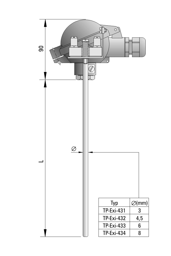 Czujnik temperatury TP-Exi-431_434